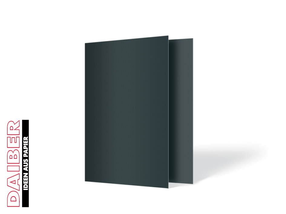 Umschlag für Leporellos, [15x20 cm], neutral, ohne Einstecktasche, Leinen Schwarz