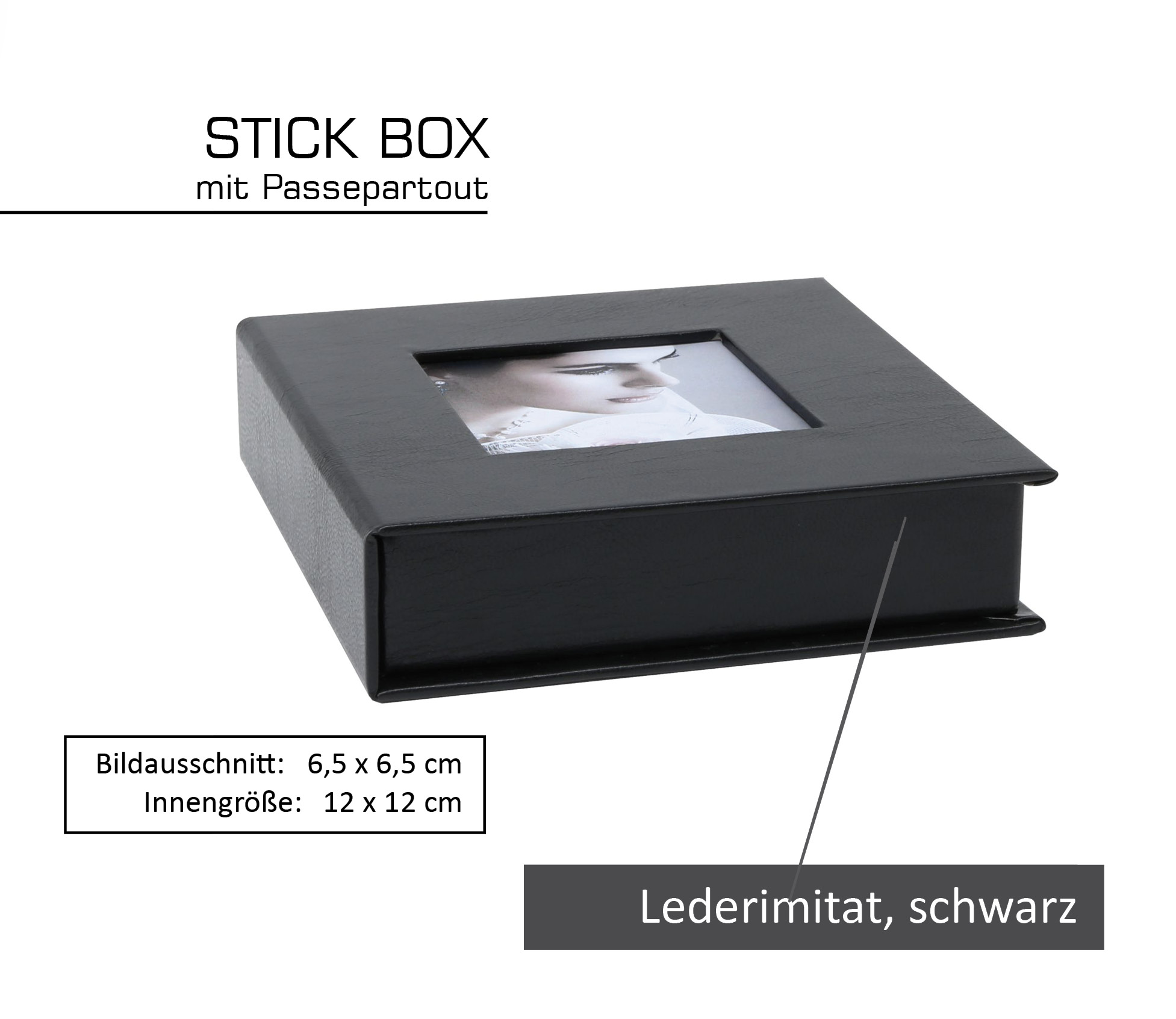 USB-BOX, schwarz